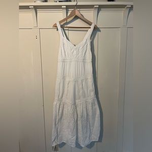 Sea New York Agatha Eyelet White Tank Dress, Size 12